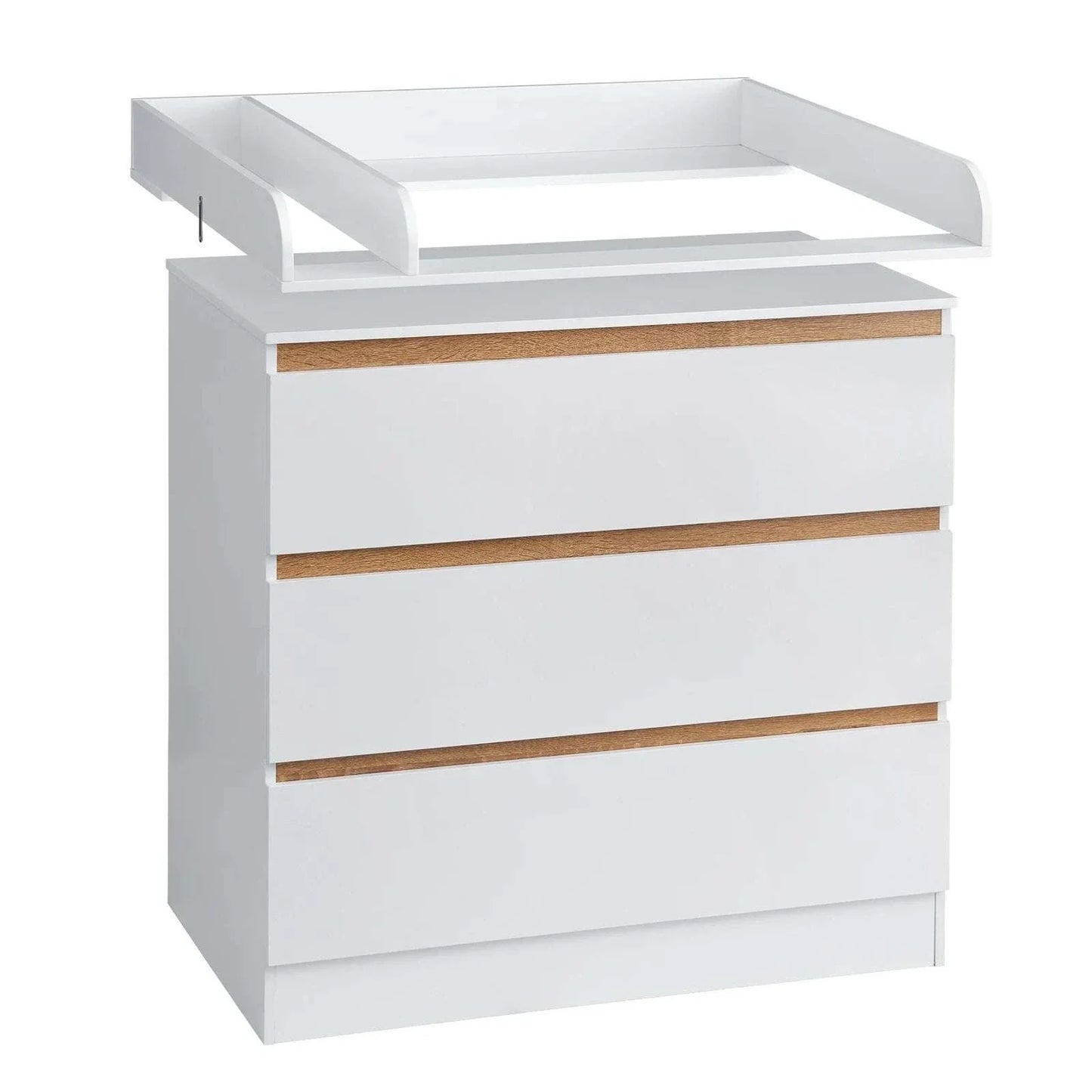 Modern 3-Drawer Baby Chest of Drawers | Storage Furniture | Bedroom Living Room | Contemporary Design