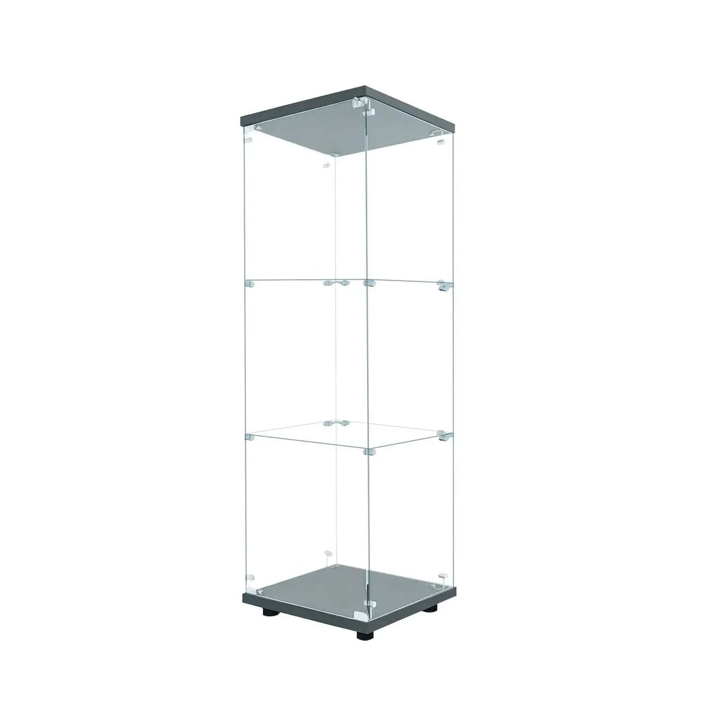 Vitrine LED 3 Étages Éclairage Premium | Grande Vitrine Exposition Verre | Meuble Display Luxe