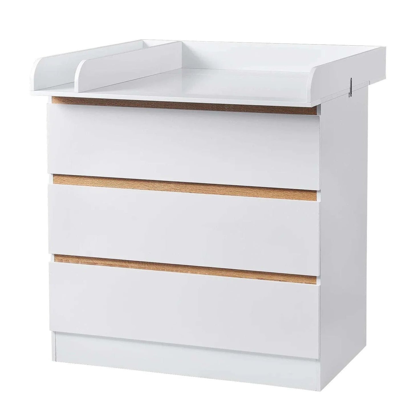 Modern 3-Drawer Baby Chest of Drawers | Storage Furniture | Bedroom Living Room | Contemporary Design
