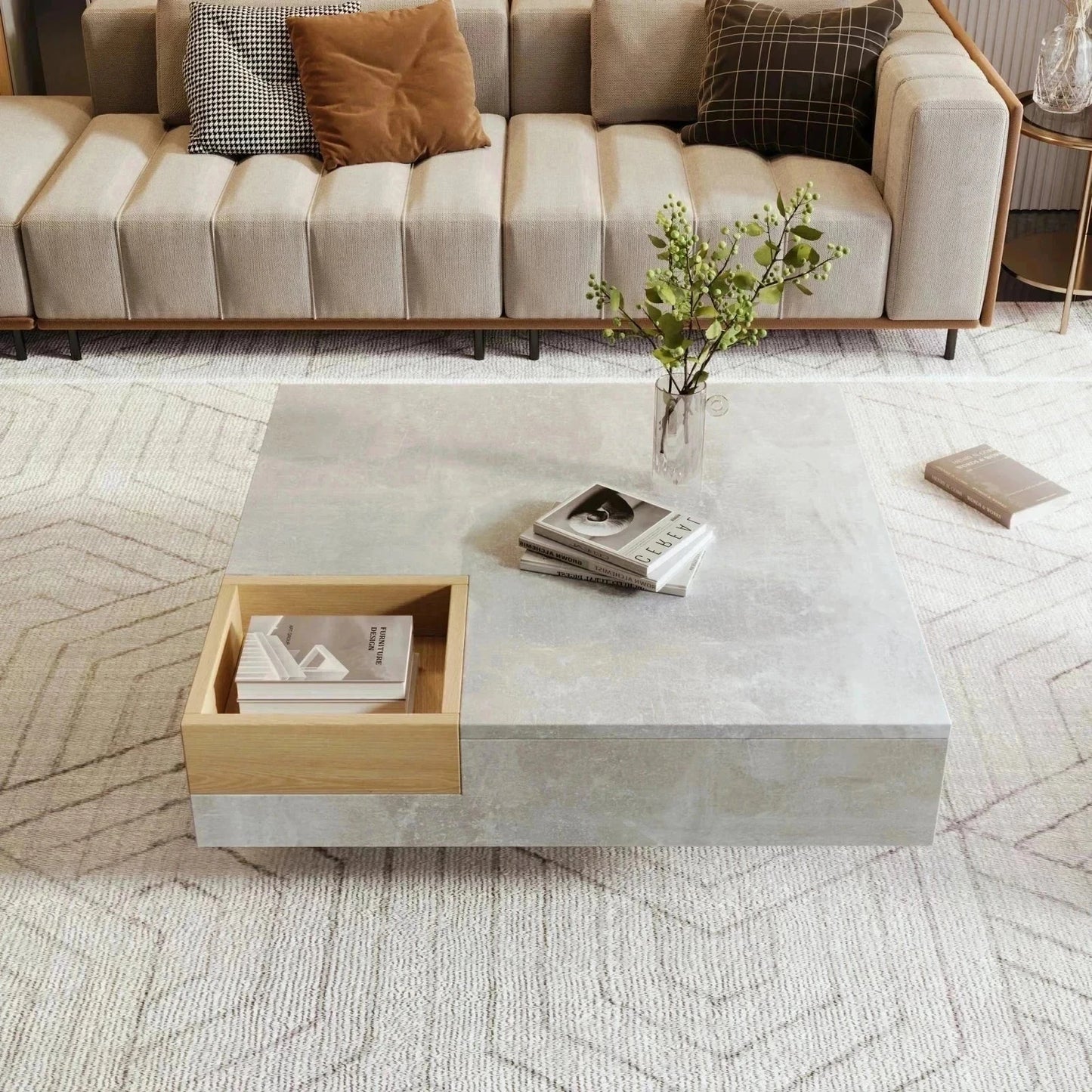 Table basse luxe