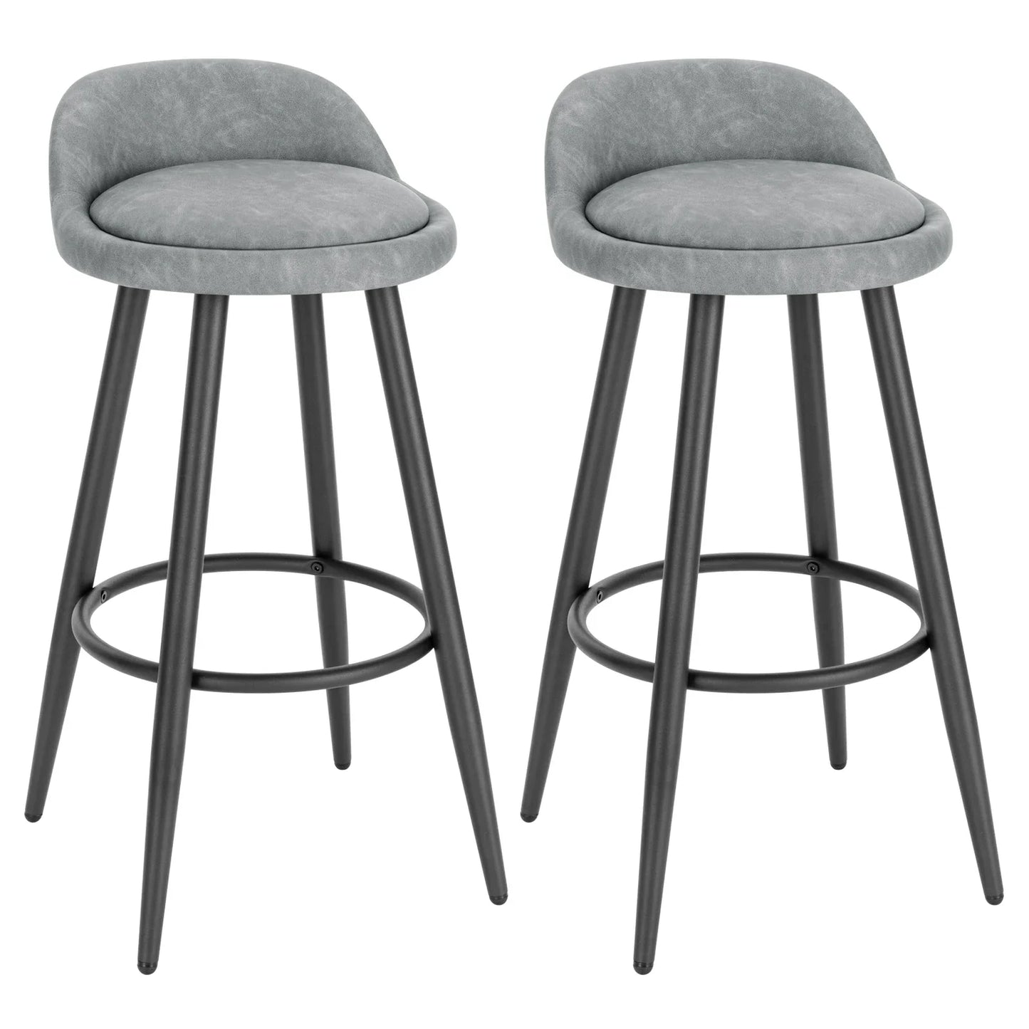 Tabourets de bar en velours - 2pc A98baa38de8b64c5f8f21c7afaccbde31K