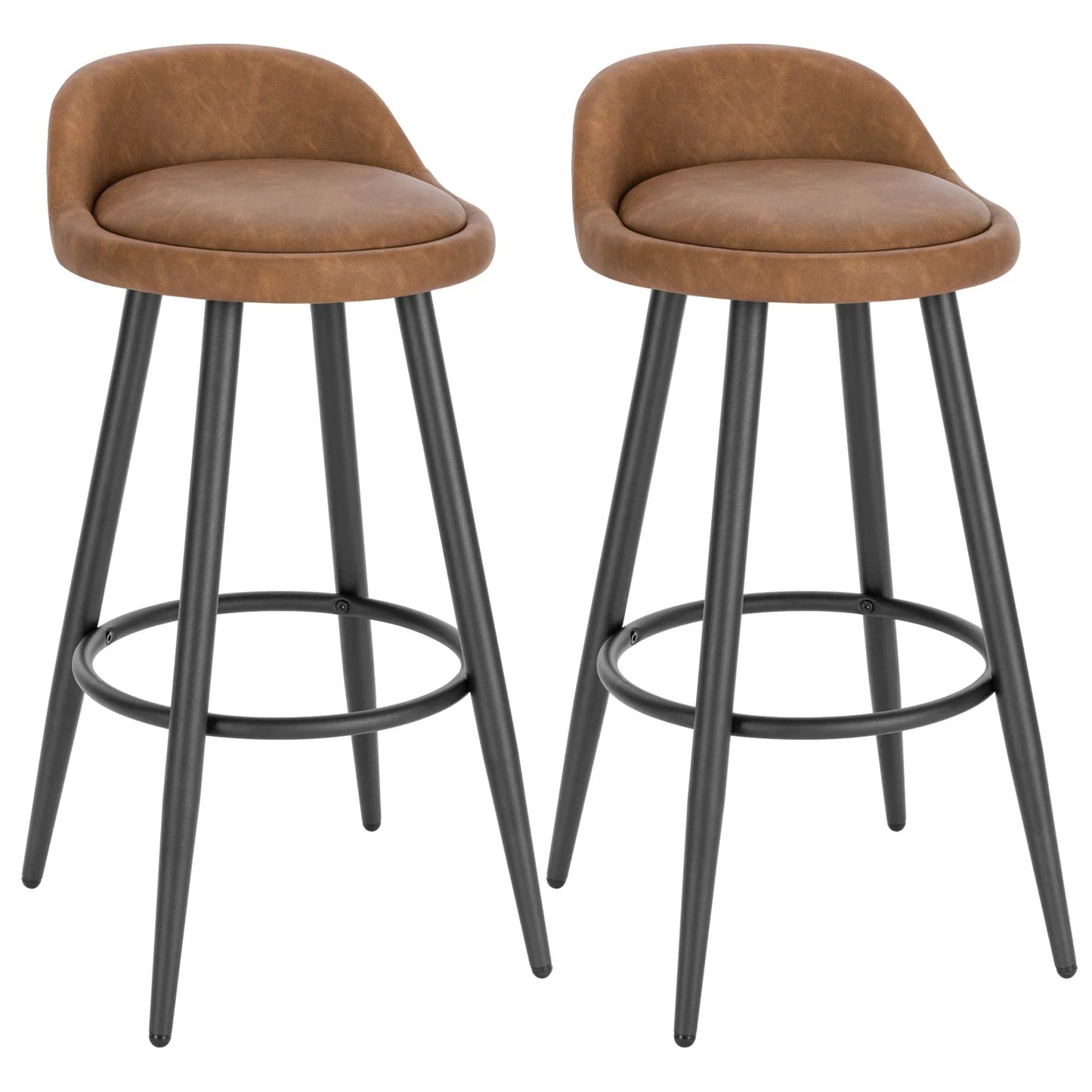 Tabourets de bar en velours - 2pc Ab2a26807bb7346969bb18cfb2a6eed0do