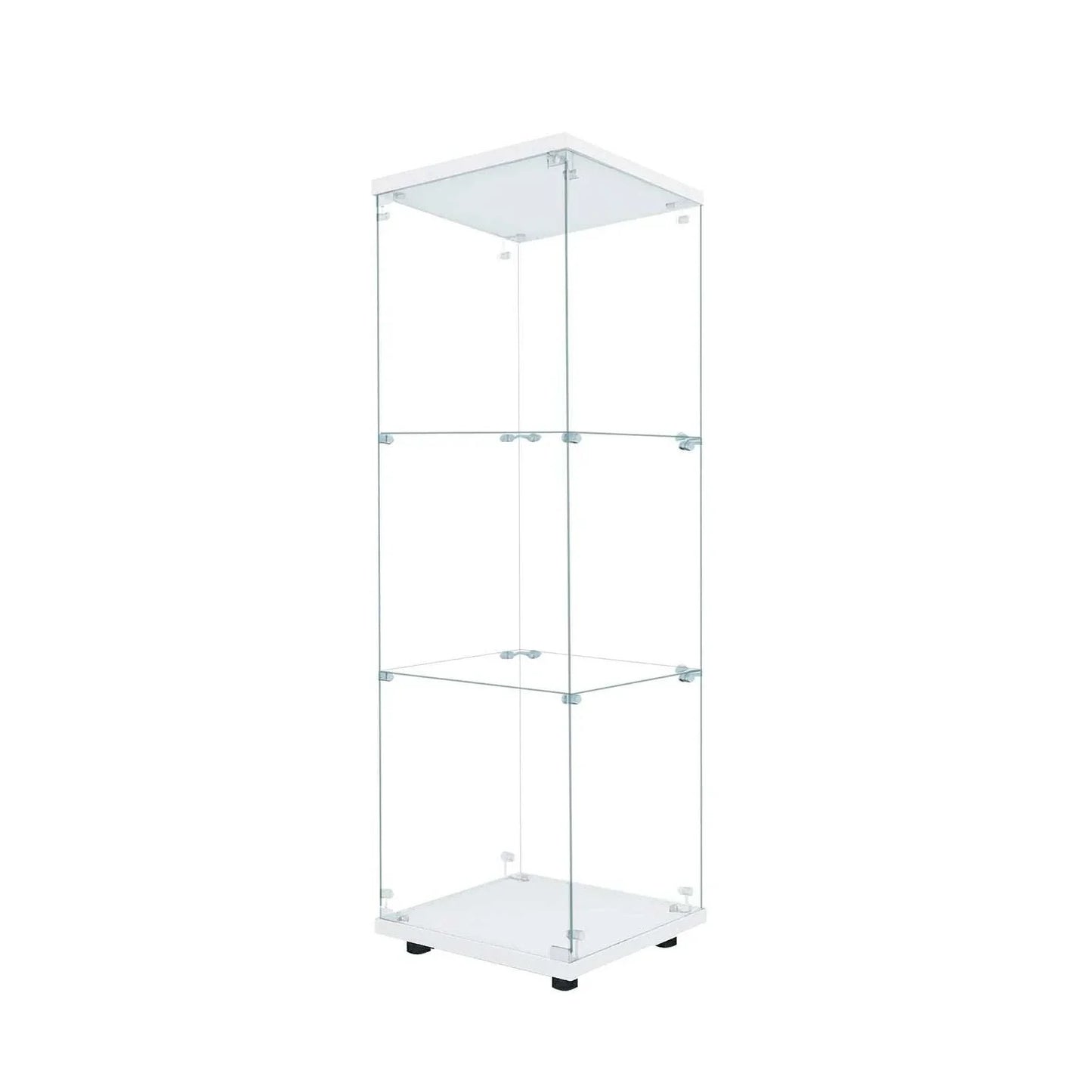 Vitrine LED 3 Étages Éclairage Premium | Grande Vitrine Exposition Verre | Meuble Display Luxe