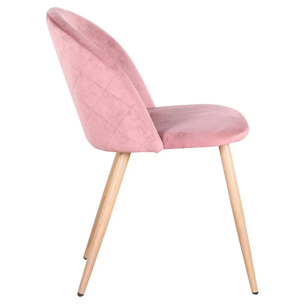 Chaises en Velours - 2 pcs. Design moderne et minimaliste H1662174ad5f6424cb4bd8d984bc4c8109