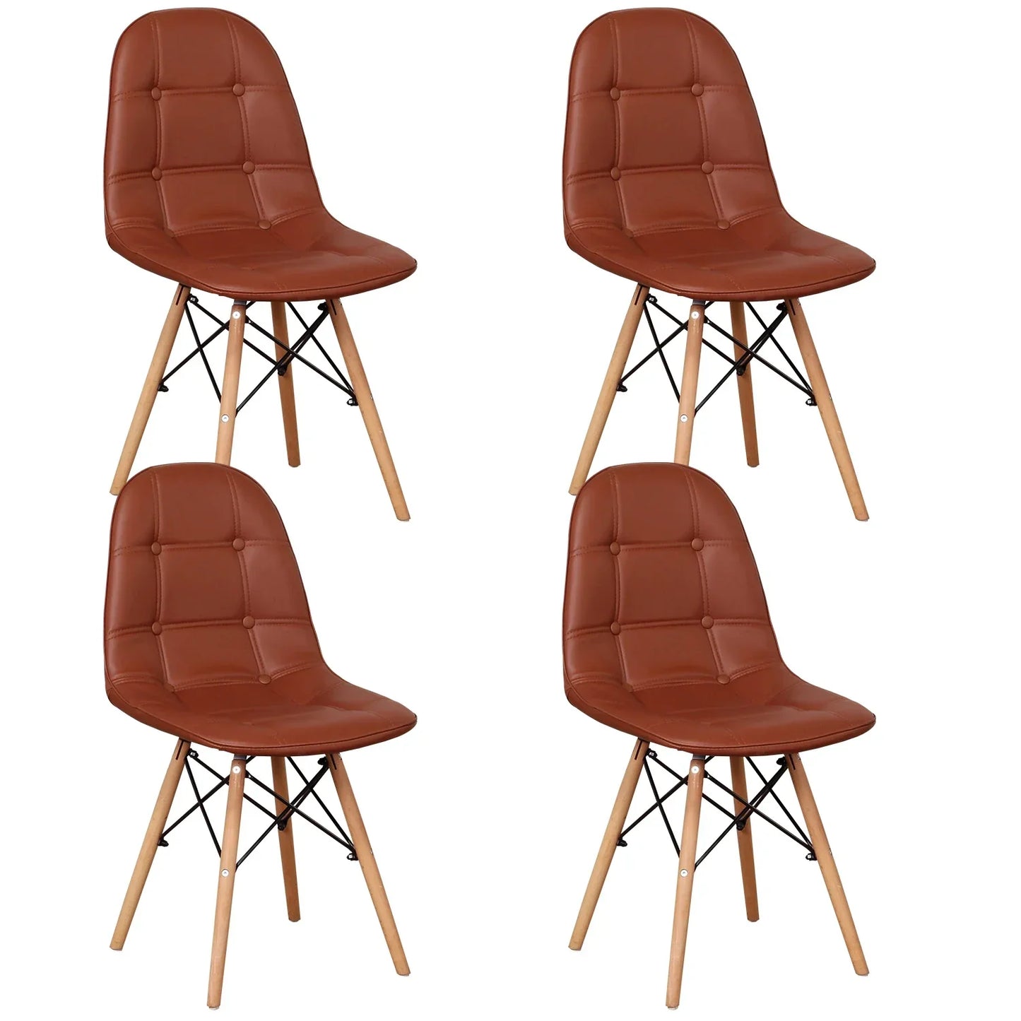 Chaises de Salle à Manger en Cuir - Design Moderne, Ergonomique et Robuste Ensemble de 4 Ha3475ce8795740e79a8e3b08bcf45f30B