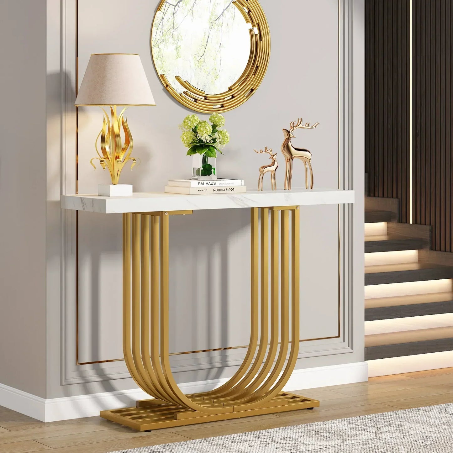 Console en marbre synthétique S01920fd878324551a7da0abb1274491fY