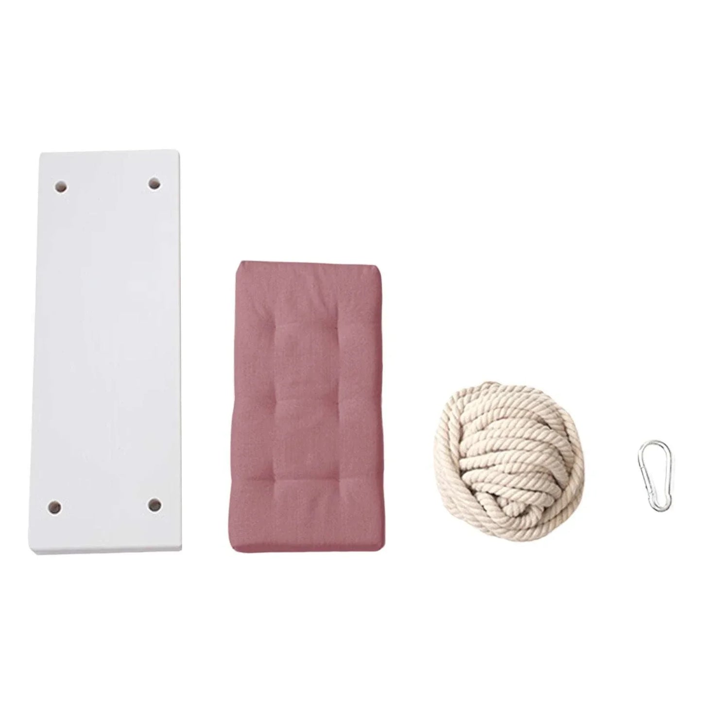 Children's Wooden Rope Swing | Foam Cushion | Indoor/Outdoor | Hanging Play