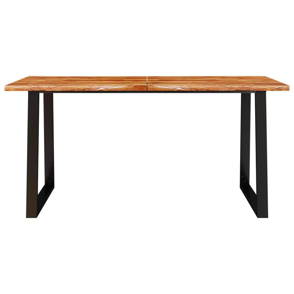Table Bois Acacia Massif 140x80, 160x80, 180x80, 200x80cm - Bordures Vives