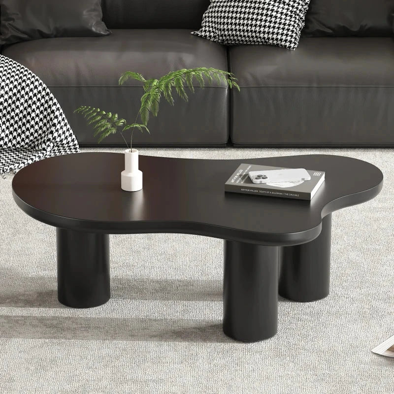 Table Basse 107x66cm - Blanc ou Noir - Design en nuages S0d0a0597e58a4fa09805d42a11df6b1dF