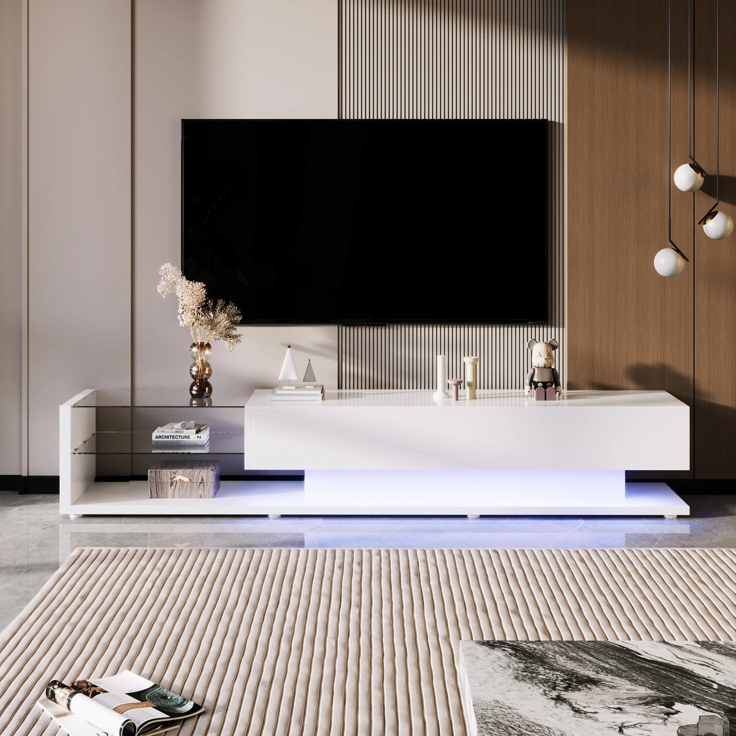Meuble TV moderne. LED variable S10eff10169c04954a0e6edfe0eafb01c8