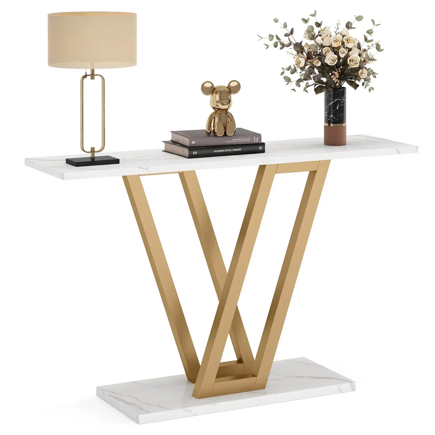 Console design de 43 pouces blanc&or ou chocolat&noir S150200b179f647369776985df7084348n