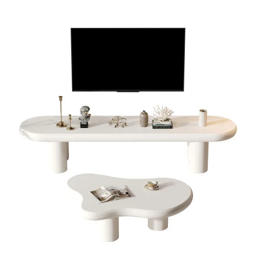 Ensemble meuble TV & table basse Nuage - Design
