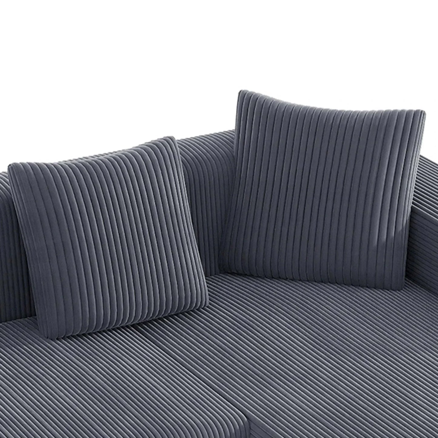 Modular Cloud Sofa L Shape + Cushions | Low Lounge Chair | Modern Upholstered Living Room