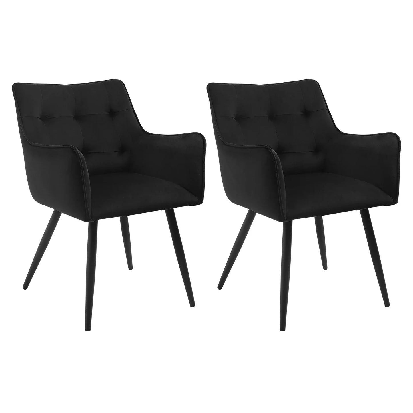 Chaises de Salle à Manger Design - 2 en Velours & Cuir S309dc5c543714668bfbaa0dba02840dcY