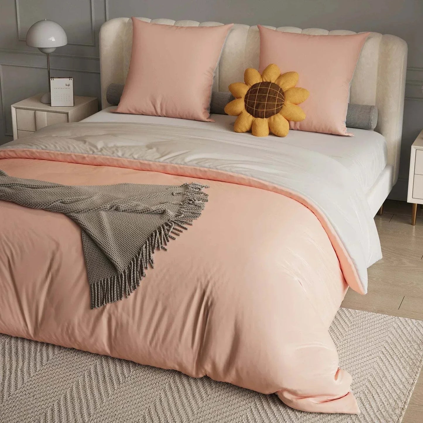 4 Piece Bedding Set for Kids and Adults - Duvet Cover, Sheets and 2 Pillowcases