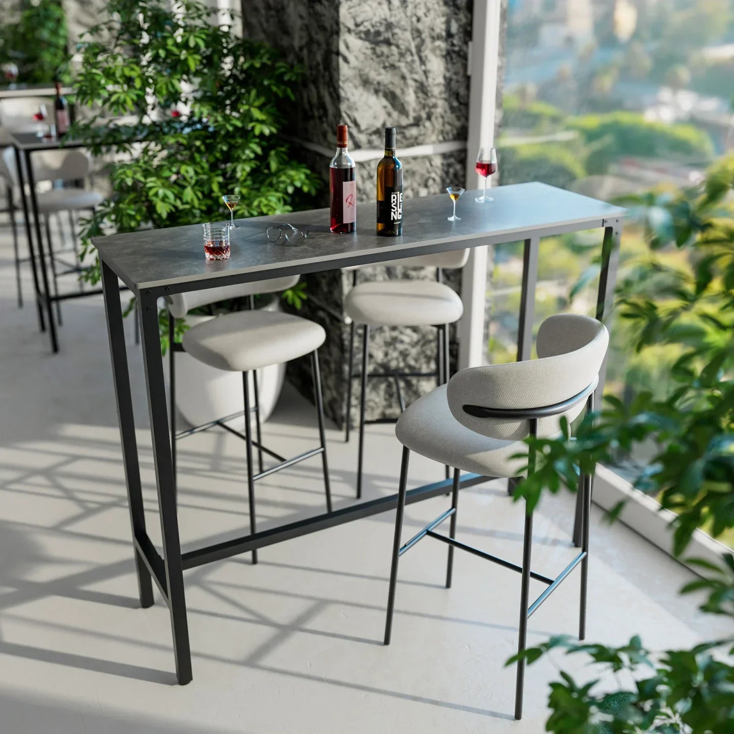 Table de bar marbre <h1