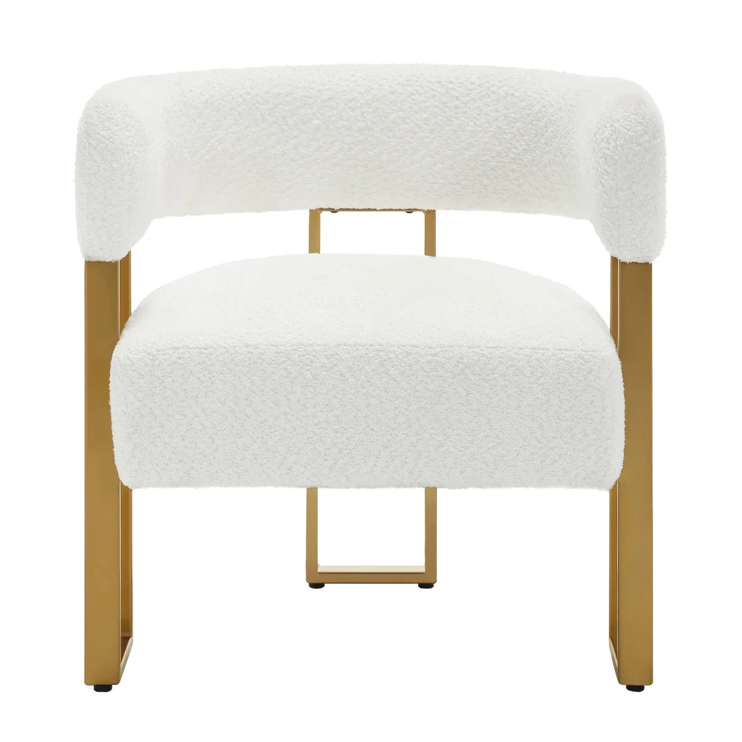 Fauteuil design en velours or & blanc S55dbb5debc6545538bcf82f09ddf47a9O