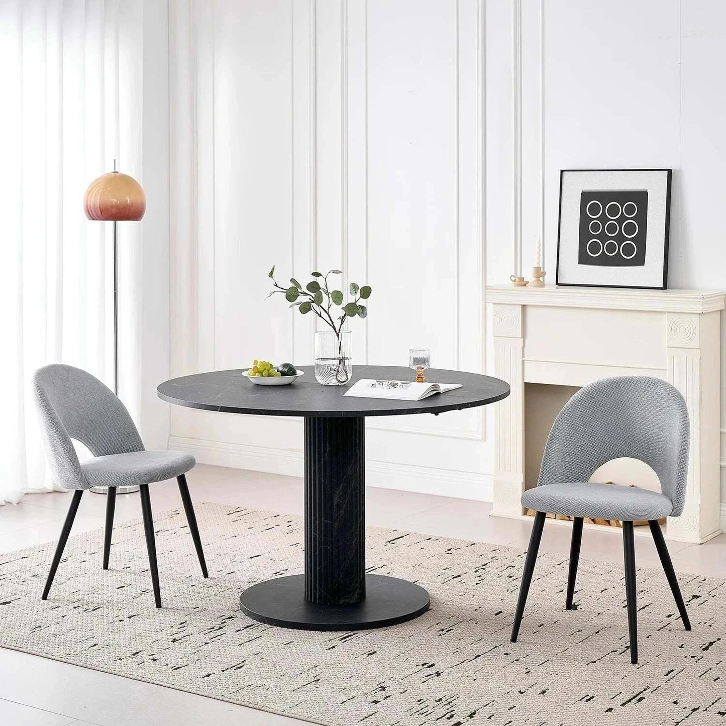 Table à Manger Ronde tendance - Design Moderne pour 4-6 Personnes