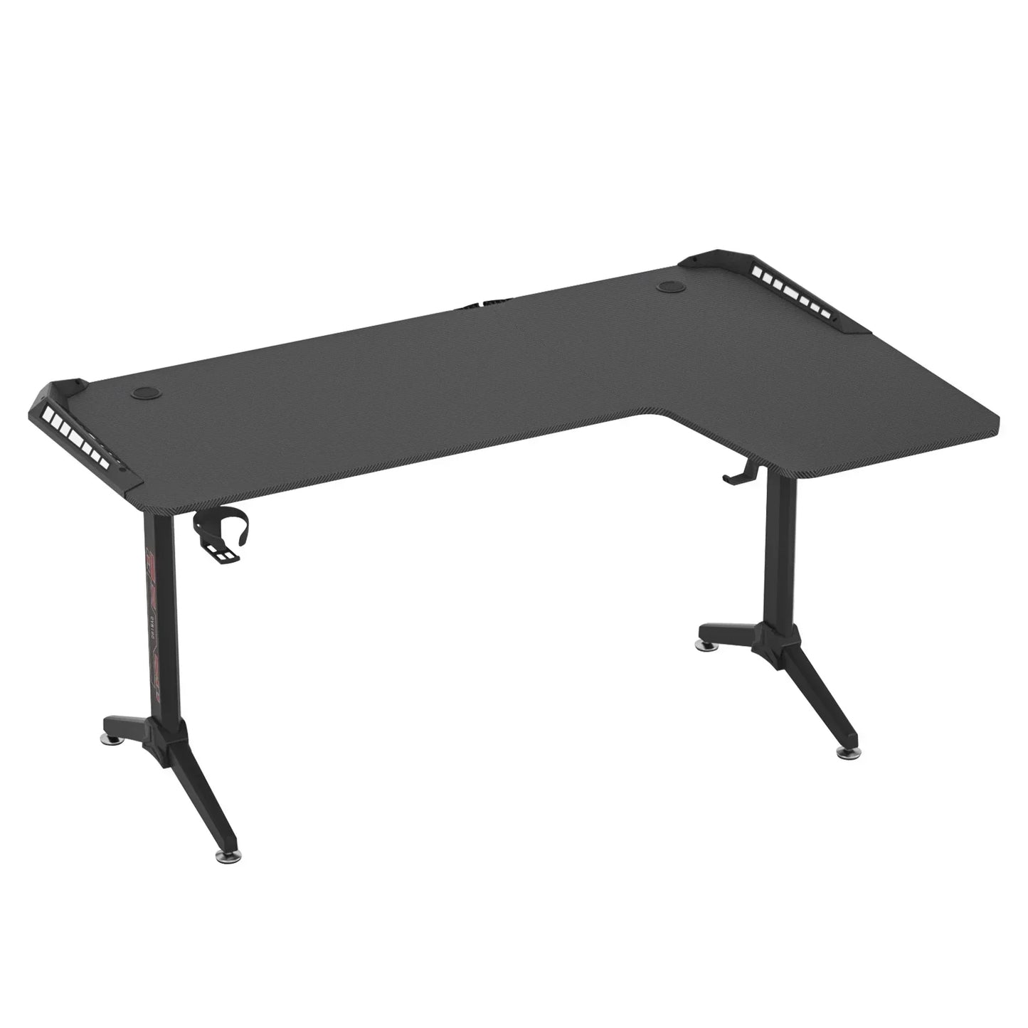 Bureau Gaming XXL Forme L 160x100x75cm RGB LED - Support 3 Écrans 24 S6ccf48071ebc4cba9fe6eb27bd2789b0X
