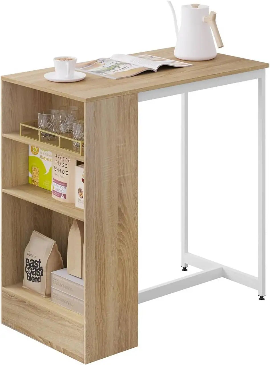 Table de bar au design moderne en bois massif S714f7fa1a31e4ac4ac0d37ea806fada7g