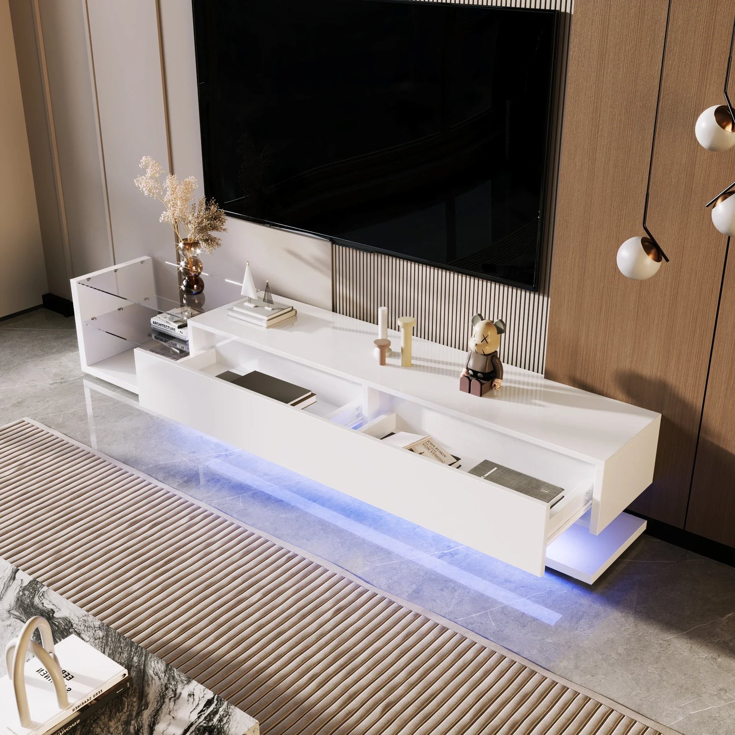 Meuble TV moderne. LED variable S783e0e99dc6b460181ce9ad800871134G