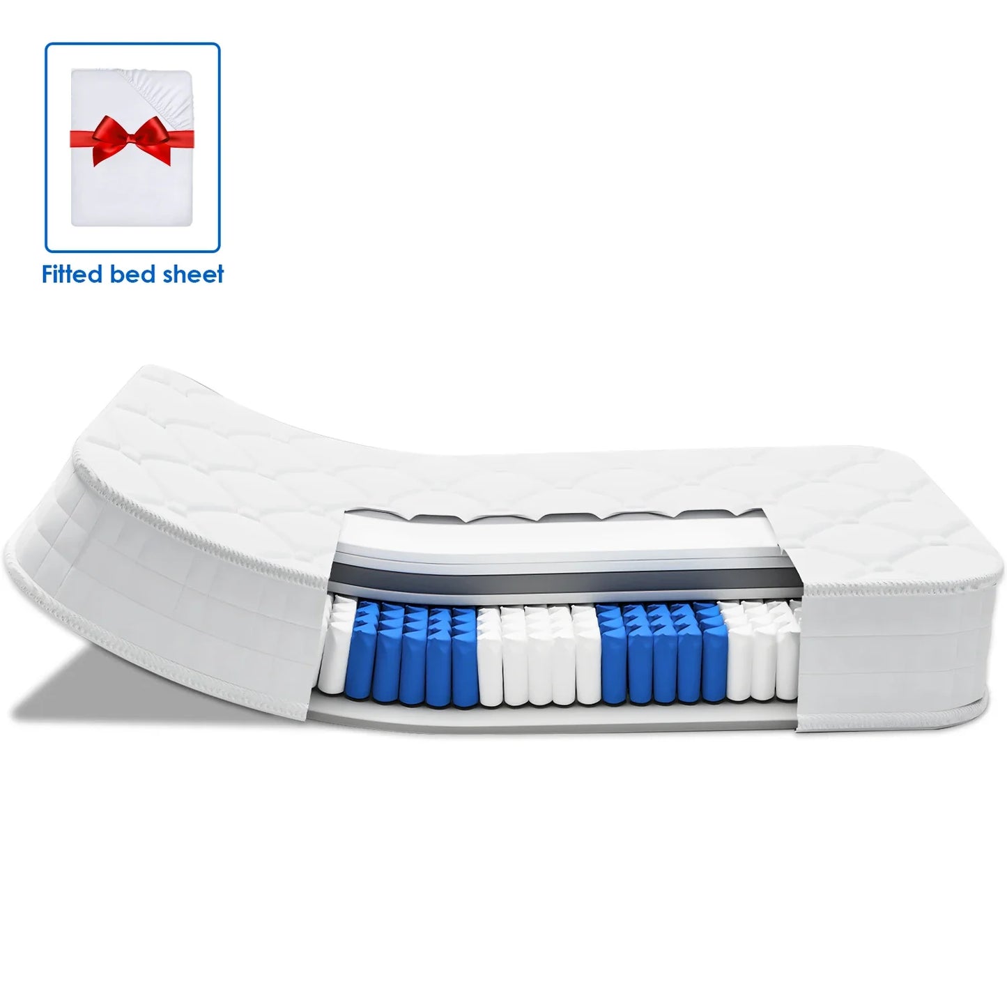 Matelas Authmic 7-Zones à confort premium S7a145446c2cf4227abca57cd6222f676z