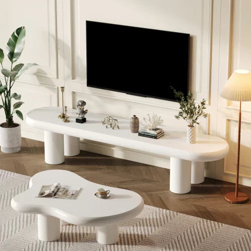 Ensemble meuble TV & table basse Nuage - Design Moderne