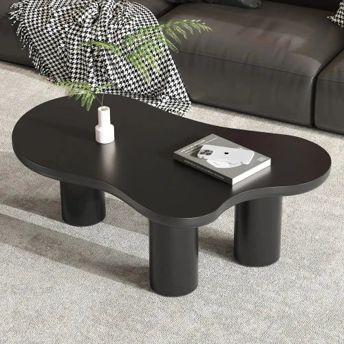 Table Basse 107x66cm - Blanc ou Noir - Design en nuages S9ffcace5f55e472d88467c48ff76a148C