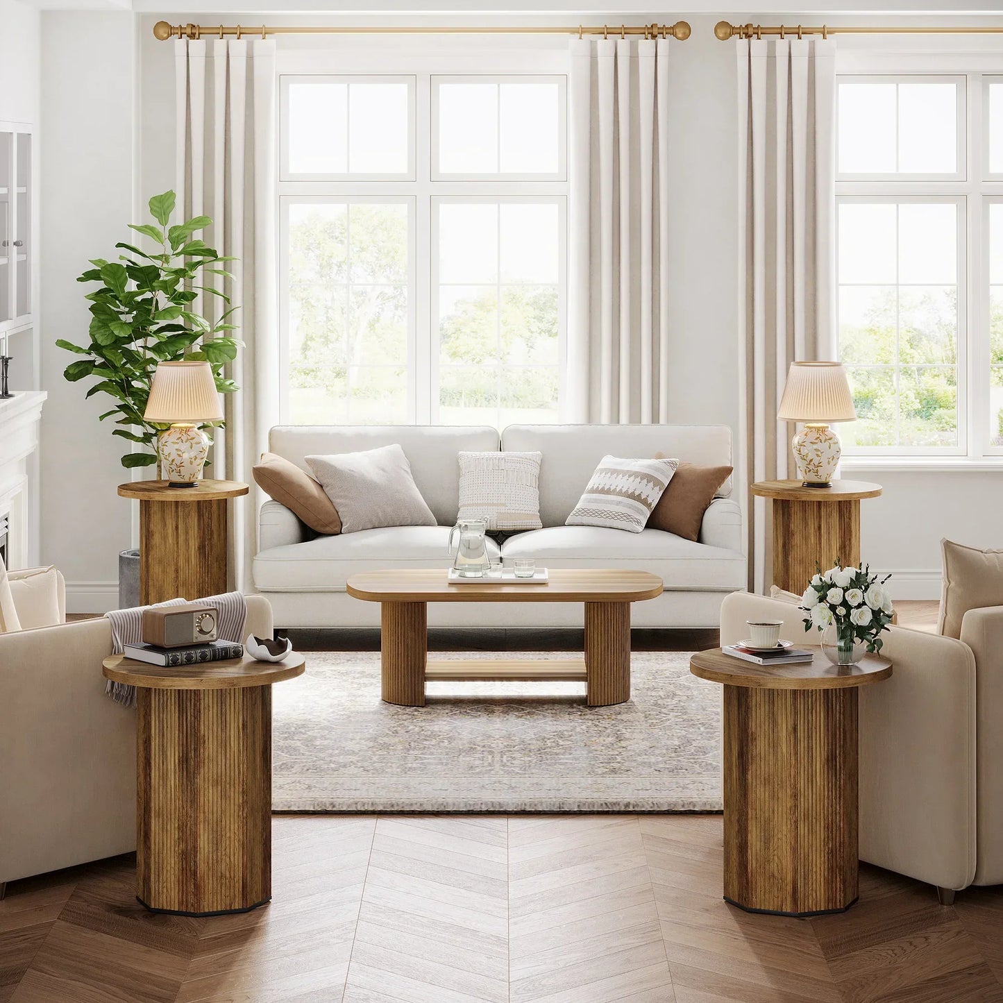 Table d'Appoint Ronde design- dcor