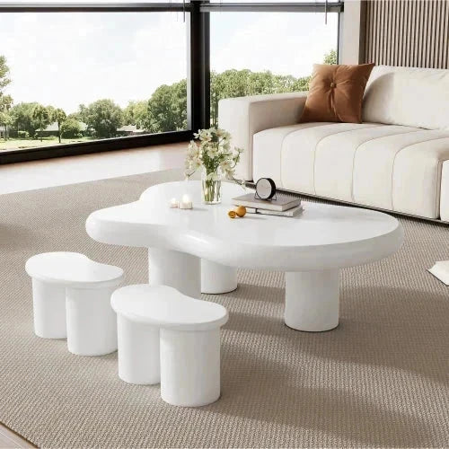 Table Basse Nuage - Blanc Laqué
