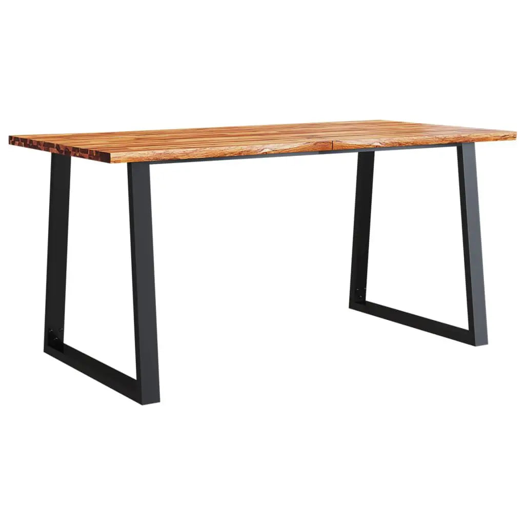 Table Bois Acacia Massif 140x80, 160x80, 180x80, 200x80cm - Bordures Vives