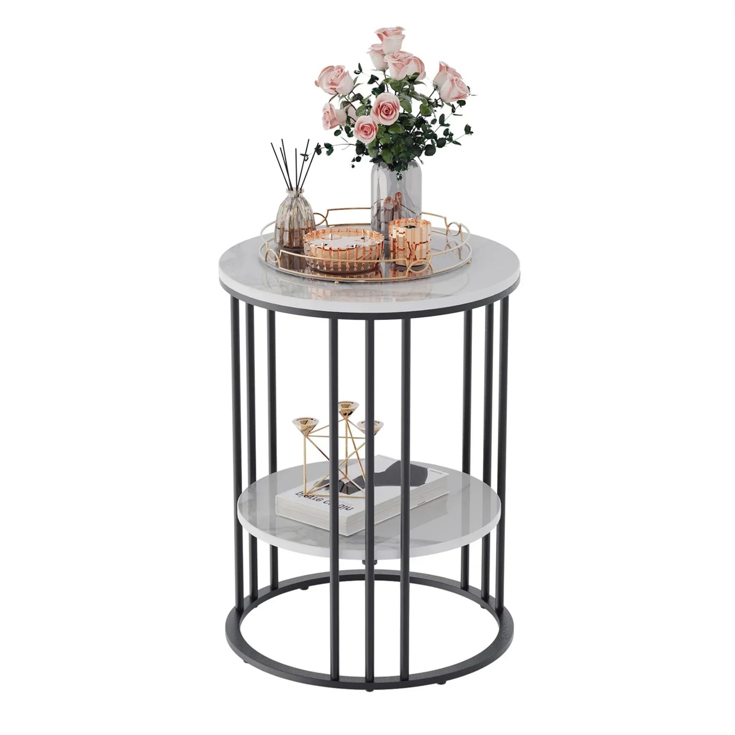 Table d'Appoint Élevée avec Plateau en Pierre Sinterisée Scec9f3ab2ece4a1fbdbb9ed82d993835e