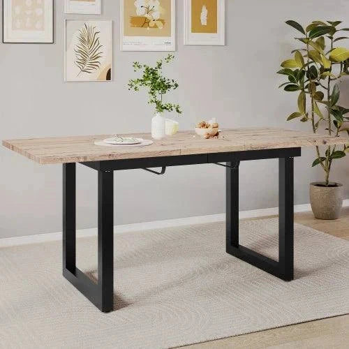 Table Extensible 140-180cm | Table à Manger Métal Moderne | Mobilier Design