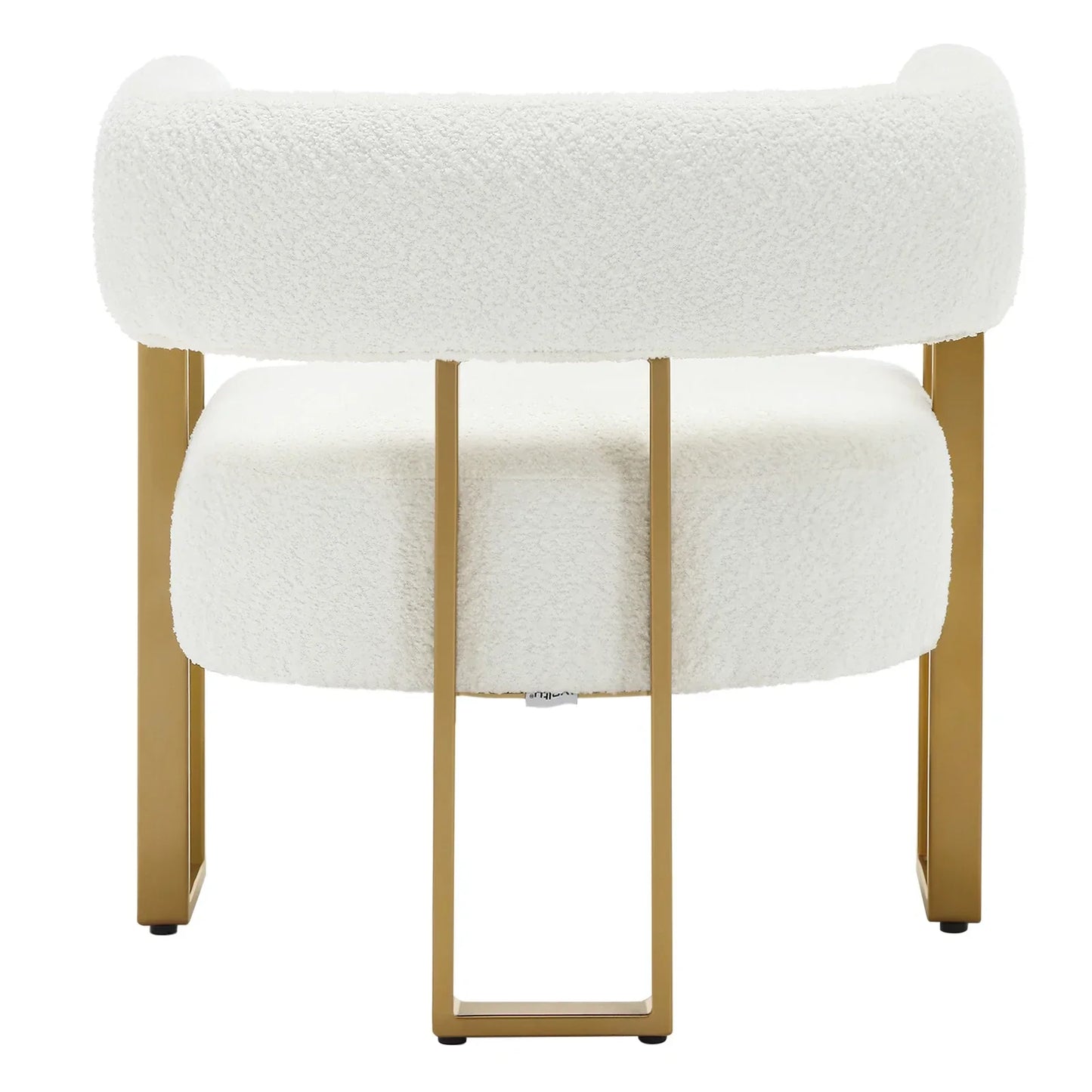 Fauteuil design en velours or & blanc Sd779b161da2f4f7c8b3f34b27643e4ach