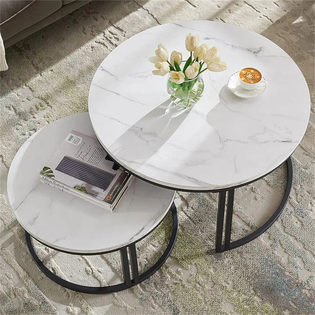 Tables Basses ensemble de 2 Se1c7b9cd89454fcd82cd2e4513e85277B