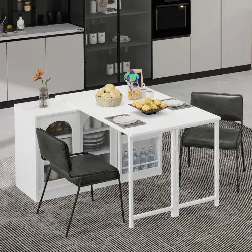 Table Bar Extensible Rotative 360° - Rangement + Porte Verre - Design Moderne Sec63e8c9af584ab5a747f6aeeb6cb635C