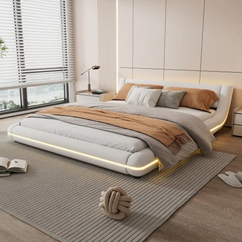 Lit Plateforme LED 140x200 - Éclairage Ambiance Télécommande 24 Boutons Blanc Sf5236a18aabd4862b818cbe7cb7dd1dd9