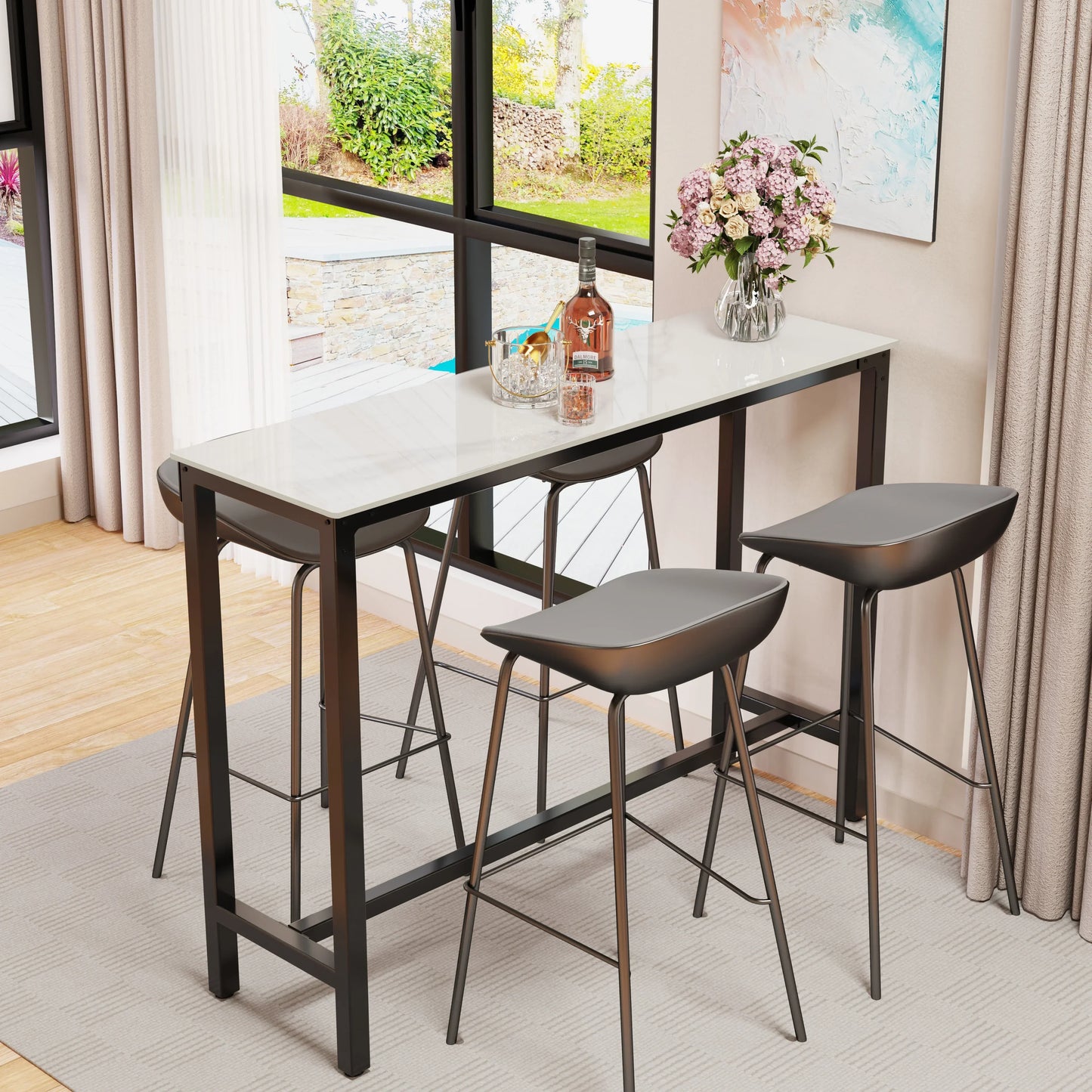 Table de bar marbre <h1