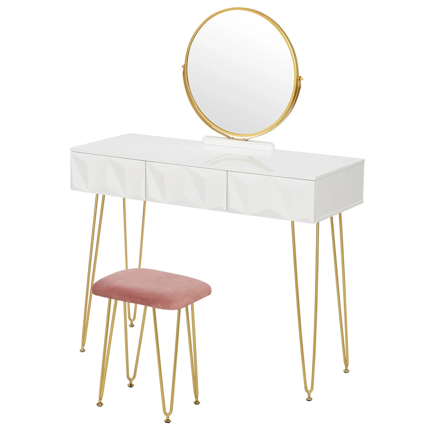 Table de Maquillage coiffeuse Or & Blanc Sfa7f6fa8bd4142ceac9085b1fcb7f5bdU