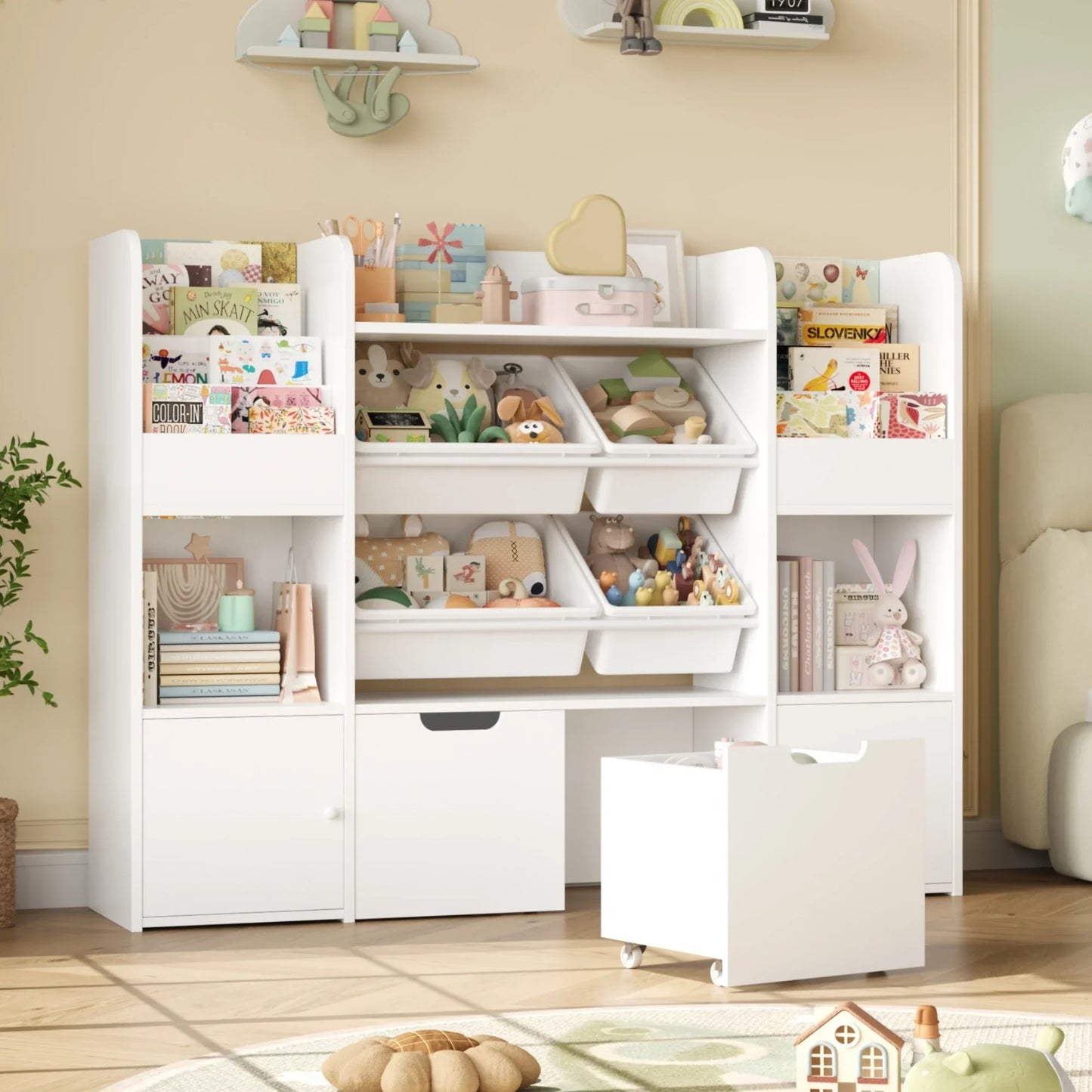 Meuble de rangement Enfant Multifonction - 13 Compartiments Sfbd50d3d8e6341aa8665c76a0200677ax