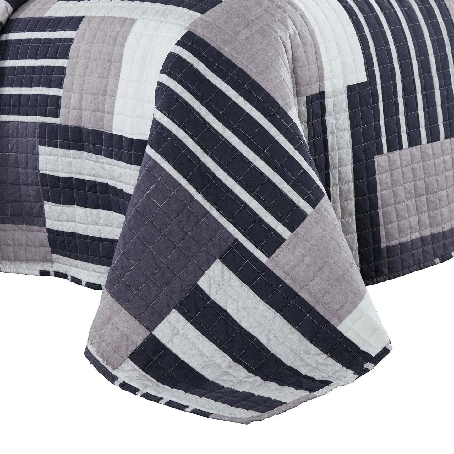 Bedspread - Reversible - Double Colorful Quilted Duvet