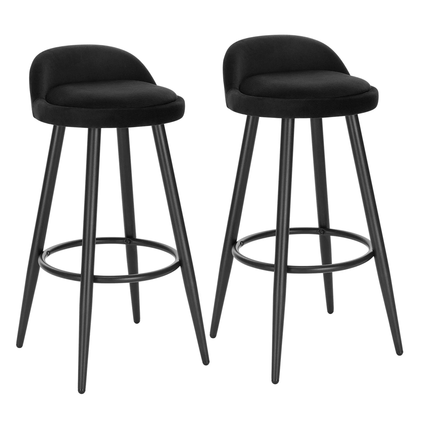Tabourets de bar en velours - 2pc U934f3f9462da41d4beb2c5887a0879ebr