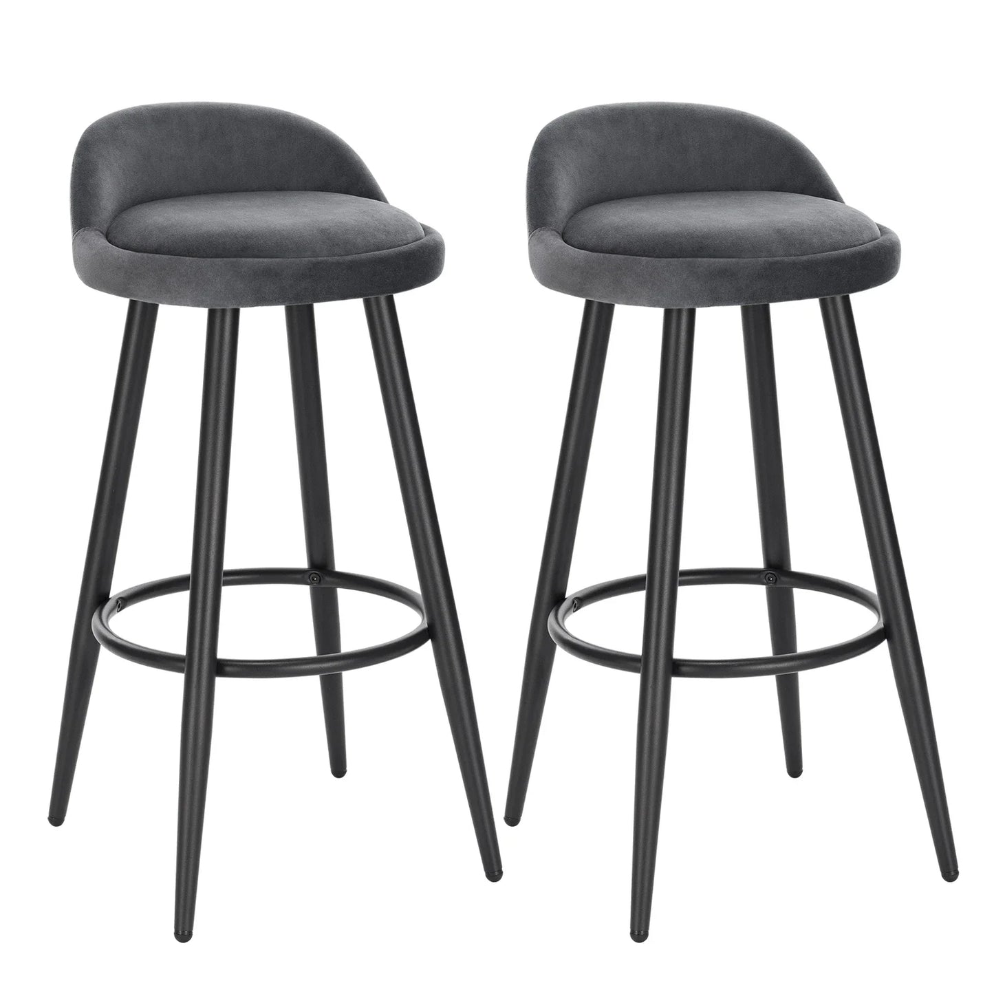 Tabourets de bar en velours - 2pc Uba5db0543bb748209a0f4ecc58f9ce49R