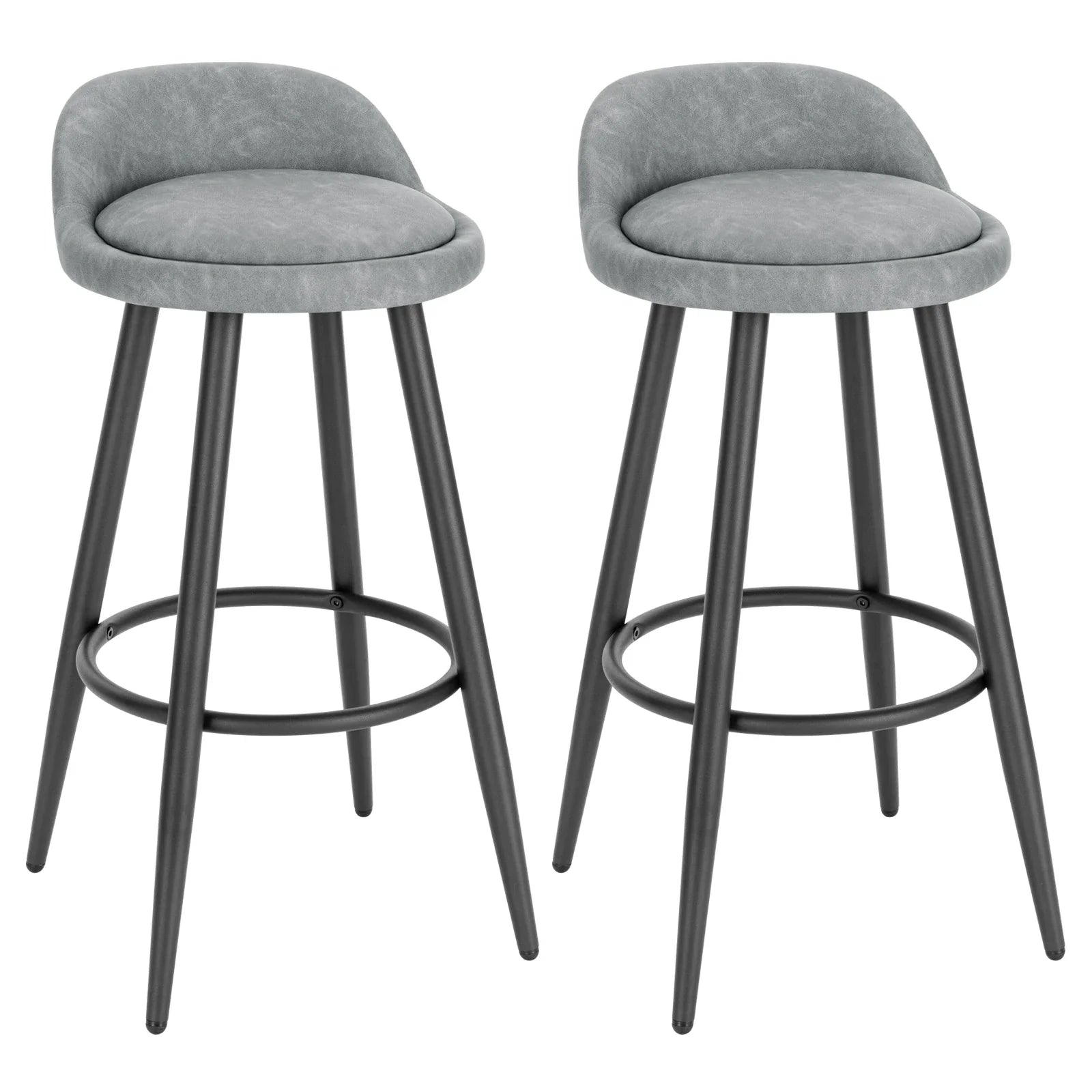 Tabourets de bar en velours - 2pc A98baa38de8b64c5f8f21c7afaccbde31K