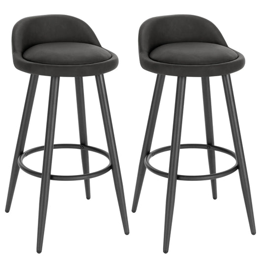 Tabourets de bar en velours - 2pc A9cfc2cbc5a3e401ab5e1e0ee932ac91ap