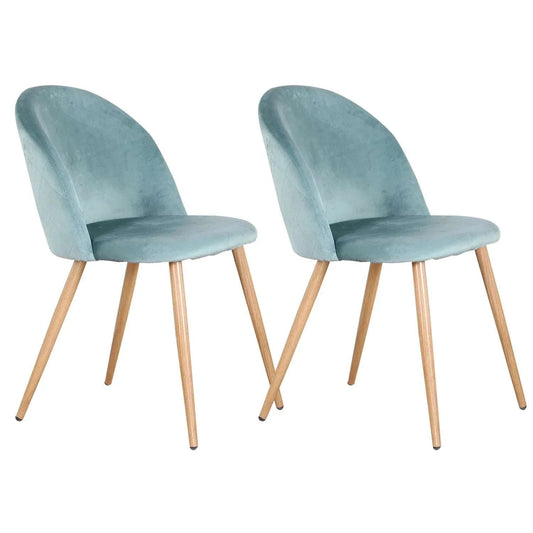 Chaises en Velours - 2 pcs. Design moderne et minimaliste H2af996ae359c46959030fac189467290v