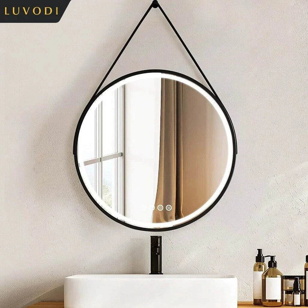 Miroir rond de Salle de Bain avec Éclairage S037a8a164a5646b4bf37781cb61bb310m