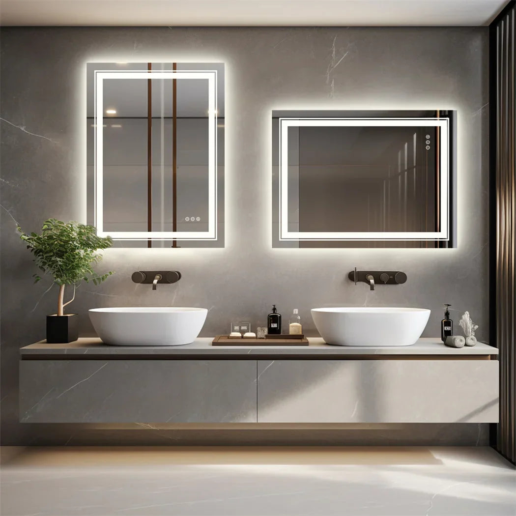 Miroir LED à double lumière S2b178f778ff44145b7170724ad2ddf9aK
