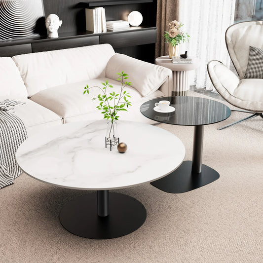 Tables Basses - Modernes Pierre Sinterisée + Verre S2e8b62fcd1134f04aa614cb488fe64caL