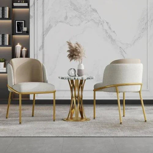 Lot 2 chaises modernes grises design scandinave avec pieds inclinés réglables et rembourrage haute densité.